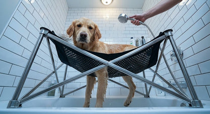 PawFold™ Cozy bathing hammock